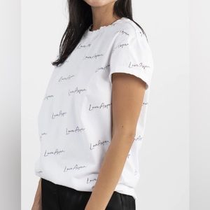 NWOT Love Aspen Pima cotton tee